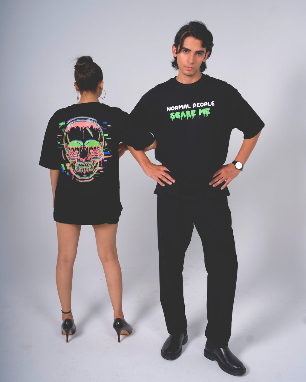 Normal People Scare Me - Black