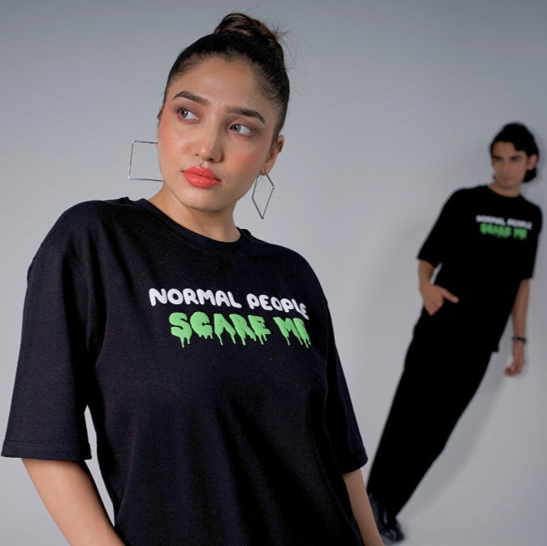 Normal People Scare Me - Black