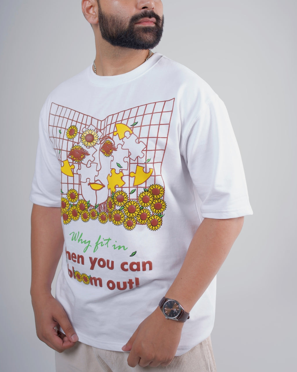 Why Fit In When You Can Bloom Out - White